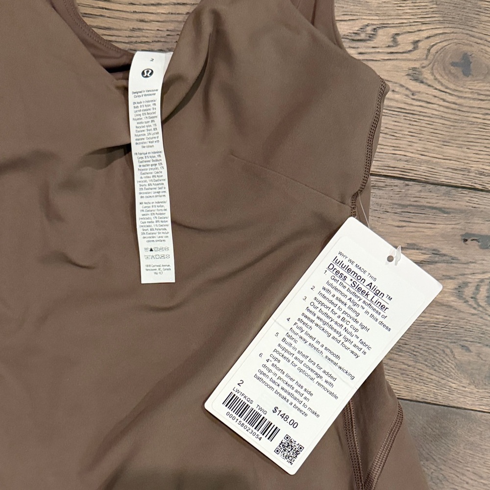 lululemon athletica Brown Seamless Tank Dress - Picture 2 of 3